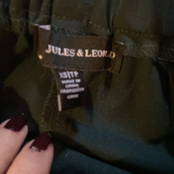 Jules leopard trauser w velvet belt - Picture 4 of 4